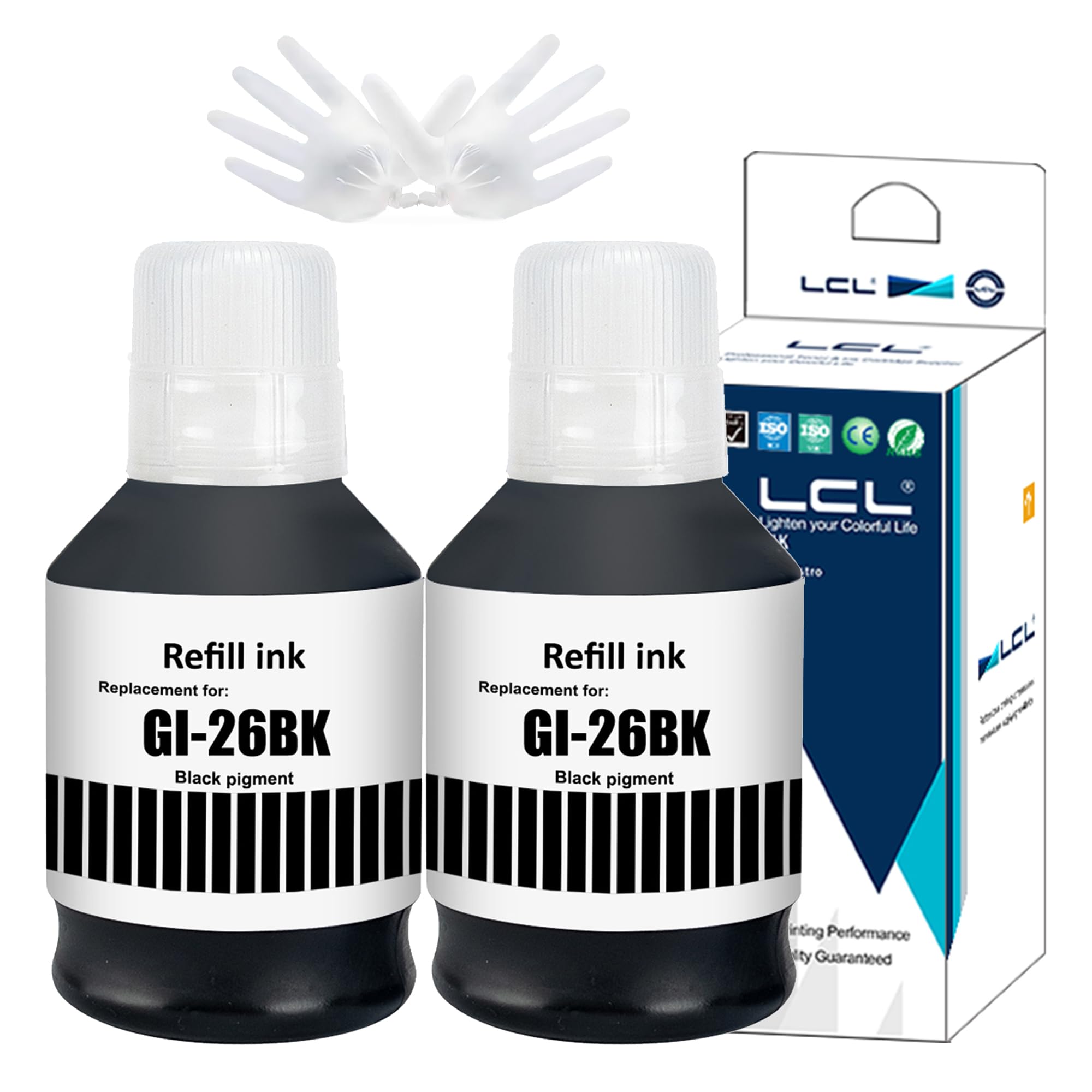 Canon 使用済みインク　26個 Amazon.com: Canon GI-26 Genuine Pigment Black Ink Bottle